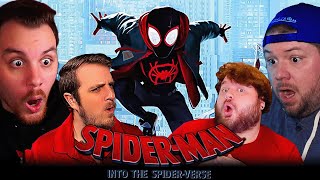 SpiderMan Into The SpiderVerse Group Movie Reaction [upl. by Luapnhoj]