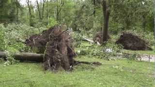 Sturm  Orkan  Unwetter über Offingen Günzburg Bayern am 30062012 [upl. by Jobina]