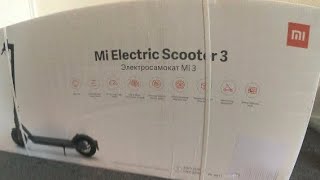 Xiaomi Mi Electric Scooter Pro 3 Unboxing amp setup [upl. by Fielding]