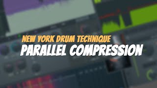 Parallel Compression Tutorial  How To Parallel Compress Drums in FL Studio  FL Studio Tutorial [upl. by Anawqahs60]