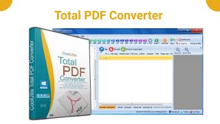 Tutorial Total PDF Converter Review  How to use Total PDF Converter Software [upl. by Atinreb]