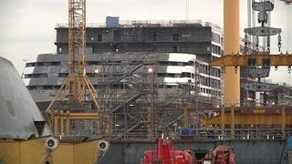 Commande historique aux chantiers navals de SaintNazaire [upl. by Oringa408]