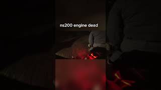 Ns200 engine problem  engine dead 2024 ns200 engine dead [upl. by Airdnaid]