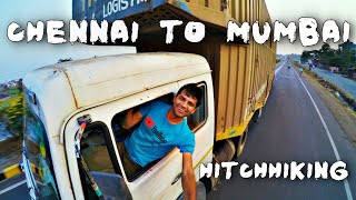 38 HOURS OF HITCHHIKING  CHENNAI TO MUMBAI [upl. by Atsillac]