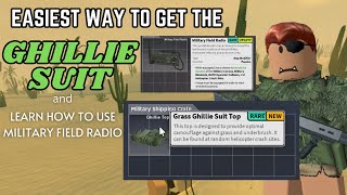 THE GHILLIE SUIT GRIND USING MILITARY FIELD RADIO IN APOCALYPSE RISING 2 [upl. by Earezed]