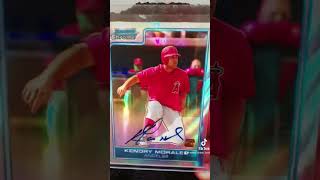 Bowman Chrome auto refractor 233500 Kendry Moralesleyenda de la capital [upl. by Ahsetan]