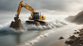 Cromer North Norfolk Sea Defence Construction 2024 [upl. by Casilda]