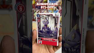 Monodramon BT2009 ST7 Deck C digimoncardgame [upl. by Ahslek]