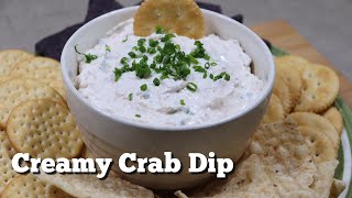 Creamy Crab Dip  Delicious amp Easy Crab Dip Recipe  MOLCS Easy Recipes [upl. by Levania]