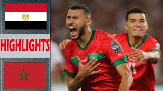 Egypt vs Morocco Football Match Highlights  Olympics Football Match Highlights  Football Highlight [upl. by Freeborn745]