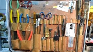 A Typewriter Tool Kit  IBM Repair Box  Service Equipment [upl. by Ardnuasak770]