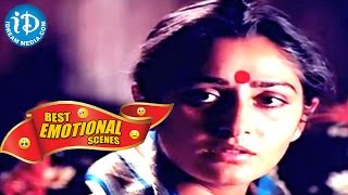 Telugu Movies  Best emotional Scenes  Sagara Sangamam Movie [upl. by Nauqe]