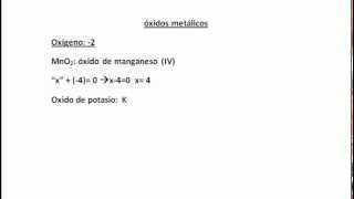 Guía  Óxidos metálicos Nomenclatura de Stock Formulación [upl. by Yenahc222]