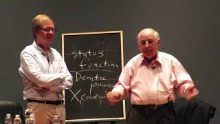 Debate after John Searle´s master conference about quotSocial Ontologyquot at Museo Canario [upl. by Maible]