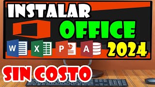 Como INSTALAR el OFFICE 2024 en una Laptop o PC con Windows 10 11 81 8 7 Super Fácil y Explicado [upl. by Gnok]