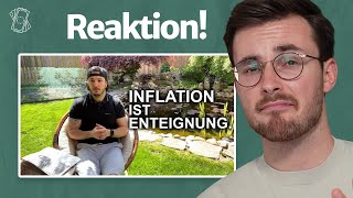 Inflation ist Enteignung und gewollt  Reaktion auf Blocktrainer [upl. by Cullie]