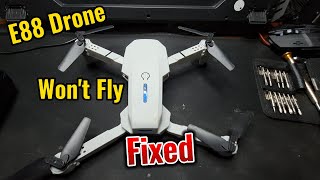 E88 drone Wont Fly Fixed [upl. by Norted]