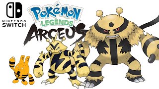 Evolving from Elekid to Electabuzz to Electivire  Full Evolution Pokémon Legends Arceus 2022 [upl. by Ahseat796]