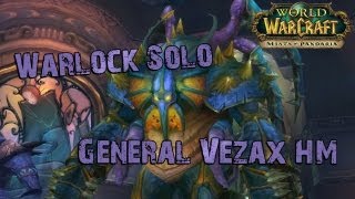 Warlock solo General Vezax HM Ulduar10 [upl. by Sterner]