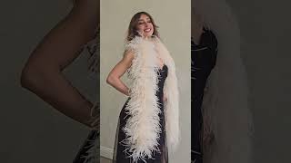 Gatsby Glamorous Ostrich Feathers Boas for Special Occasions and more [upl. by Ahsuatal]