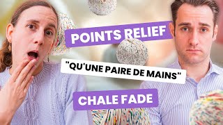 POINTS RELIEF CHALE FADE CROCHET  Podcast tricot  Entre Deux Mailles 10 [upl. by Barber]