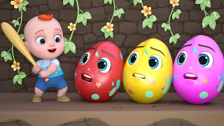 Surprise Eggs Kids Song  Leo Kids Songs amp Nursery Rhymes [upl. by Eiramait]