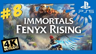 Immortals Fenyx Rising PLAYSTATION5 4K  8  La fortaleza de Ares El fuerte de Áyax [upl. by Aliuqet661]