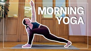 Yoga for Busy Mornings  10 Min Flow to Center amp Energise [upl. by Levitus]