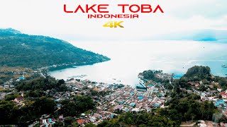 DANAU TOBA 2023  by drone 4K Keindahan Alam INDONESIA [upl. by Gabriello698]