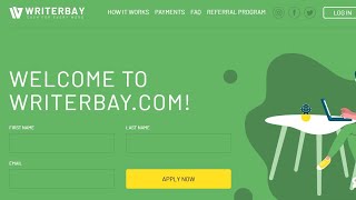 Get Paid to Write How to APPLY for Writerbay Freelance Writing Job [upl. by Earesed]