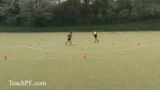 Soccer Drills  Dribbling skills  Turn Cones [upl. by Stormie]