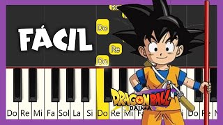 Dragon Ball DAIMA  TUTORIAL DE PIANO FÁCIL [upl. by Attirb]