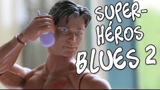 Superhéros blues 2  stopmotion animation Spiderman Max Steel [upl. by Yarled]