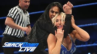 Charlotte Flair vs Tamina SmackDown LIVE Dec 5 2017 [upl. by Benedic]