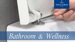 How to install  SupraFix for compact WC  Villeroy amp Boch [upl. by Macario]