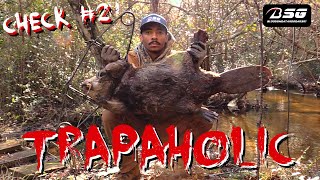 TRAPAHOLIC CHECK 2  Water Trappin  Back to Back Beavers in 330s trapping vlog [upl. by Secor]