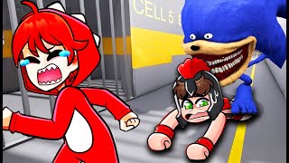 ¡Shin Sonic Me Persigue 😱💨 ¿Lograré Escapar de su Prisión en Roblox [upl. by Aitnis]