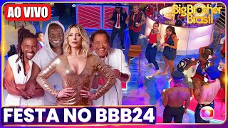 🚨BBB 24 FESTA AO VIVO AGORA É O TCHA Big Brother Brasil 2024 GLOBOPLAY AO VIVO RedeBBB BBB24 [upl. by Basilio659]