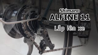 Alfine 11 Lắp lên xe [upl. by Nauqat248]