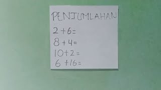 BERHITUNG CEPAT HANYA MENGGUNAKAN quotJARIquot TANPA SEMPOA DAN KALKULATOR Penjumlahan untuk anak TKampSD [upl. by Noelc]