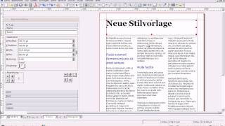 Scribus Stilvorlagen bzw Absatzformate nutzen [upl. by Aicinod]