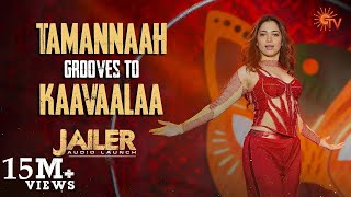 Tamannaahs Fiery Dance to Kaavaalaa  Jailer Audio Launch [upl. by Salomon]