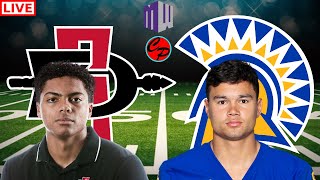 San Jose State vs San Diego State Mountain West College Football Live Game Cast amp Chat [upl. by Ninetta]