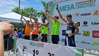 PARTE2 DA 8⁰ MEIA MARATONA DE CABO FRIORJ [upl. by Ymma]