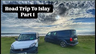 ROAD TRIP TO ISLAY PART 1 SCOTLAND  VANLIFE [upl. by Nadabus219]