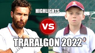 Ernests Gulbis vs Hayden Jones TRARALGON 2021 Highlights [upl. by Ahseer144]