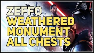 All Chests Weathered Monument Zeffo Star Wars Jedi Fallen Order [upl. by Leksehc]