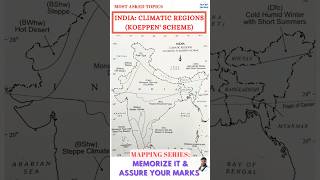 India Climatic RegionsKoeppens Schemeupsc UGC NET 2024 upsc ugcnetshortsytshorts geography [upl. by Anitsuj]