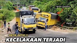 Detik Kejadian Truk Meluncur Kencang  Nyaris Terbalik Di Tanjakan Batu Jomba [upl. by Drescher937]