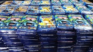 Opening 1000 Evolutions Pokemon Packs [upl. by Etterual]